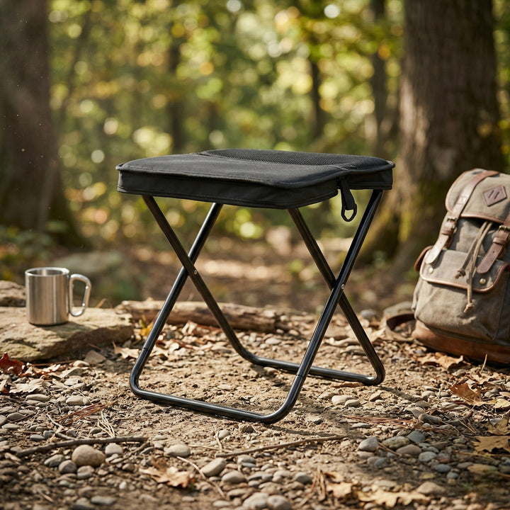 Klapphocker mit integrierter Tasche - Hocker - Voldeva