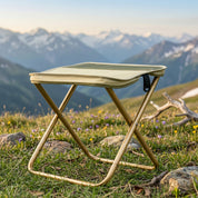 Klapphocker mit integrierter Tasche - Hocker - Khaki - Voldeva