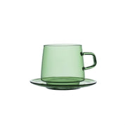 Klare Tasse mit Untertasse Set - Becher - Grün - Voldeva