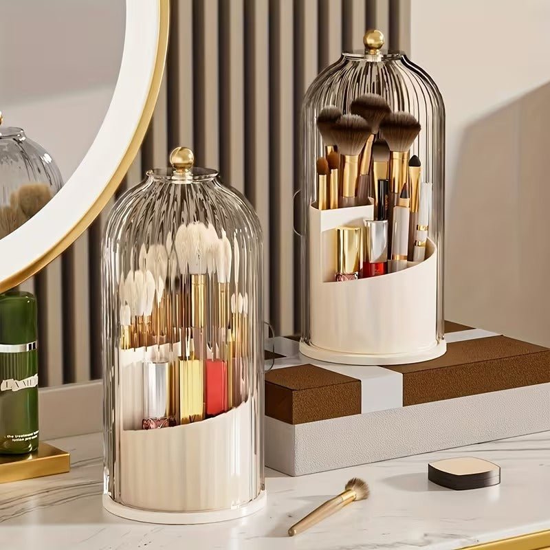 Kosmetik Organizer Mit 360° Drehung Für Pinsel Und Make - up - Veranstalter - Weiß - Voldeva