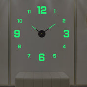 Kreative 3D Wanduhr Mit Modernen Ziffern - Uhr - Nummeriert - Leuchtend - Voldeva