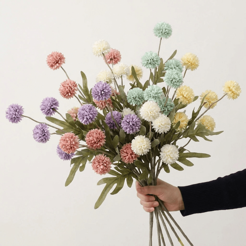 Kunstblumen Allium Zweig Heimdekoration - Kunstblumen - Rosa - Voldeva