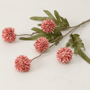 Kunstblumen Allium Zweig Heimdekoration - Kunstblumen - Koralle - Voldeva