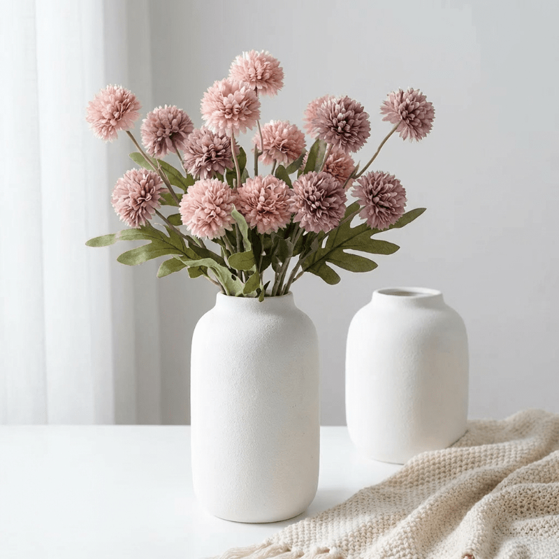 Kunstblumen Allium Zweig Heimdekoration - Kunstblumen - Rosa - Voldeva