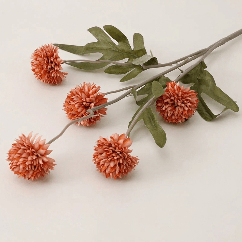 Kunstblumen Allium Zweig Heimdekoration - Kunstblumen - Orange - Voldeva