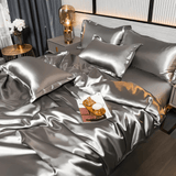 Langlebiges Bettwäsche-Set mit glänzender Oberfläche