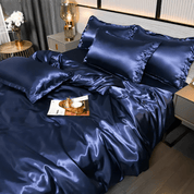 Langlebiges Bettwäsche - Set mit glänzender Oberfläche - Bettwäsche - Set - Meeresgrün - Voldeva