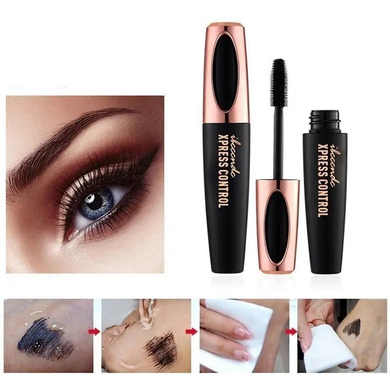 LashLux - 4D Seidenfaser Wimpern Mascara wasserdicht, lange Wimpern - 4D Silk Fiber Lash Lengthening Waterproof Mascara - Voldeva
