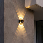 LED Außenwandleuchte 6 - Strahl Up Down Effekt - Wandleuchte - Voldeva