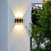 LED Außenwandleuchte 6 - Strahl Up Down Effekt - Wandleuchte - Voldeva
