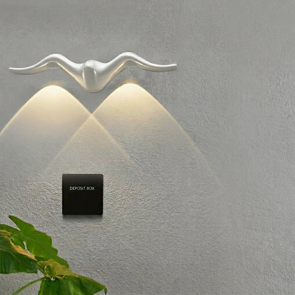 LED - Außenwandleuchte in dekorativer Form - LED - Dekorationslichter - Möwe - Voldeva