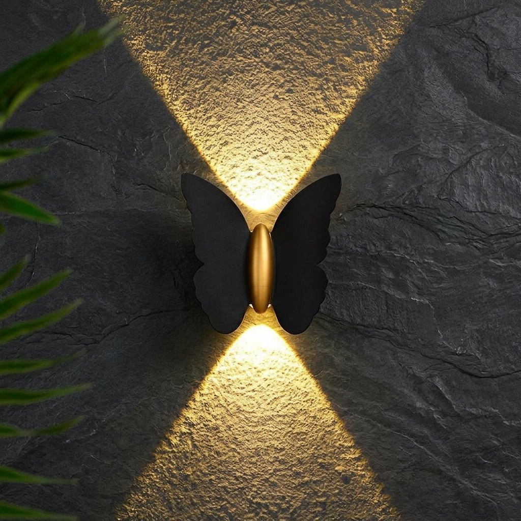 LED - Außenwandleuchte in dekorativer Form - LED - Dekorationslichter - Schmetterling - Voldeva