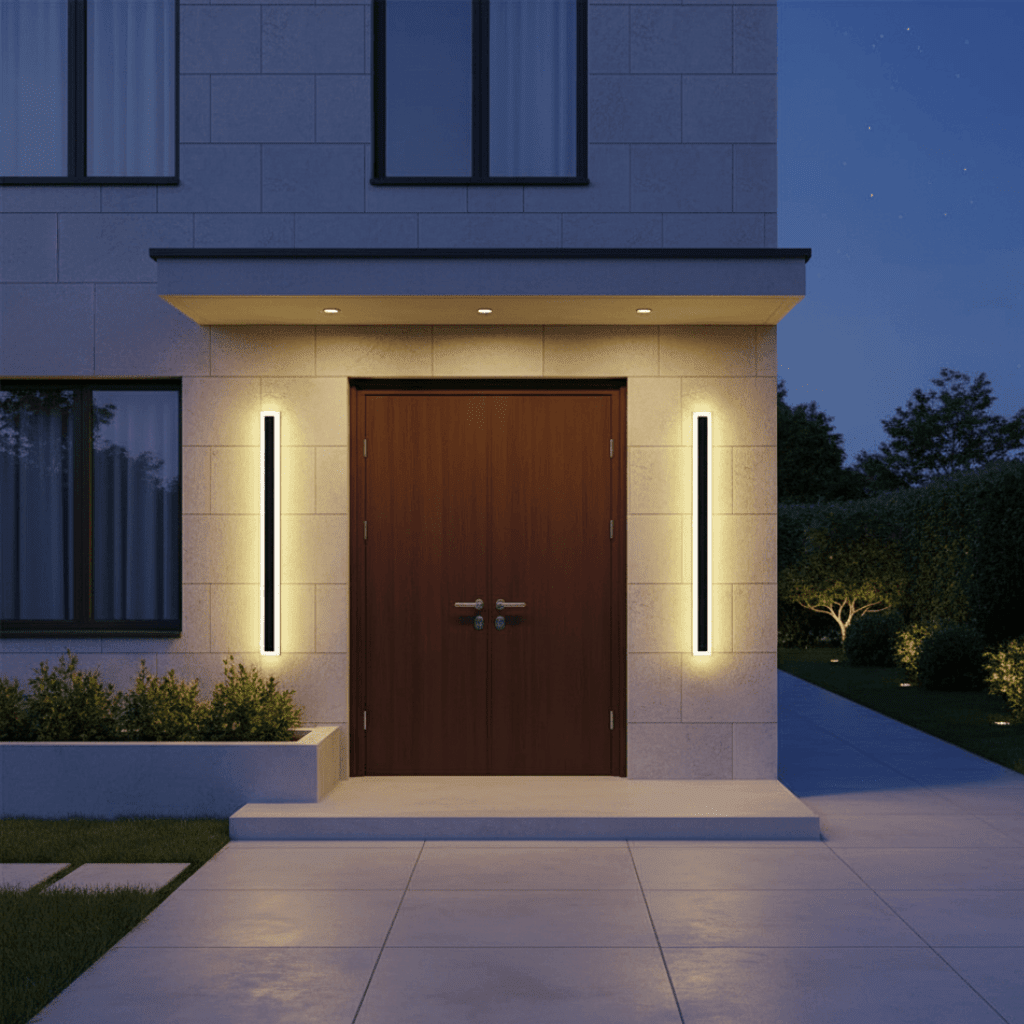 Vertikale LED - Wandleuchte für Außenbereic - Wandleuchten - 30 cm - Voldeva