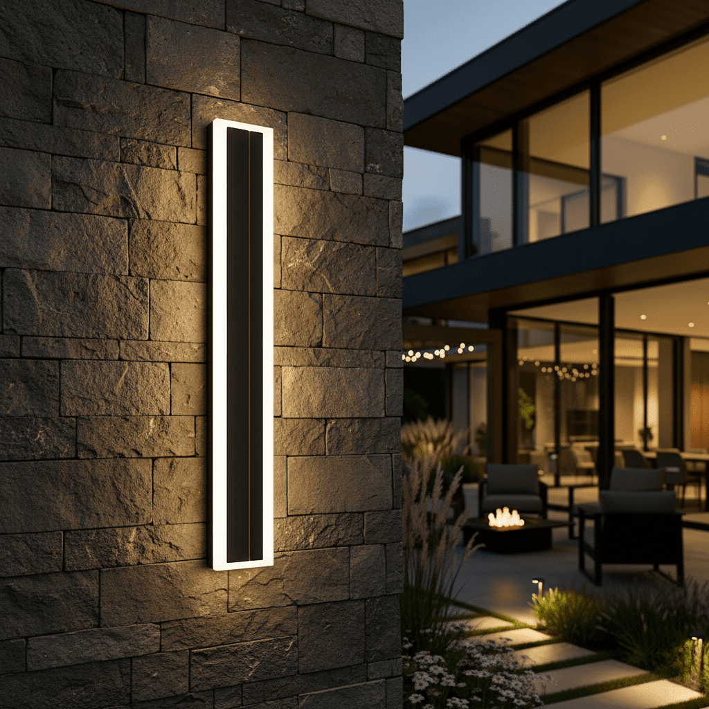 Vertikale LED - Wandleuchte für Außenbereic - Wandleuchten - 30 cm - Voldeva