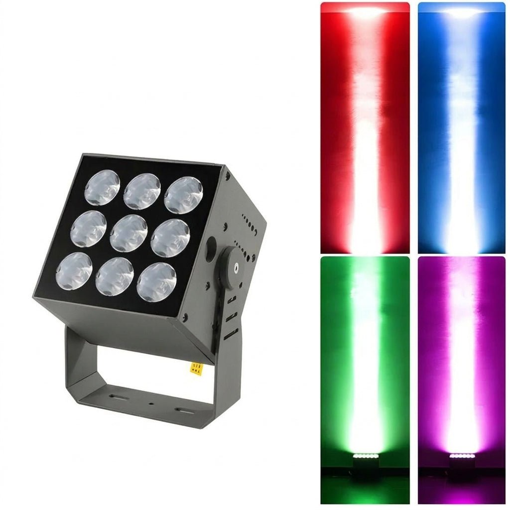 LED Bodeneinbaustrahler für Fassaden Uplight Beleuchtung - Wandleuchte - Rot - Voldeva