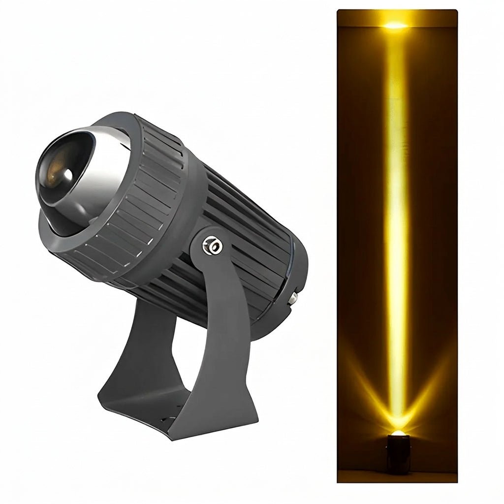 LED Bodeneinbaustrahler für Fassaden Uplight Beleuchtung - Wandleuchte - Gelb - Voldeva