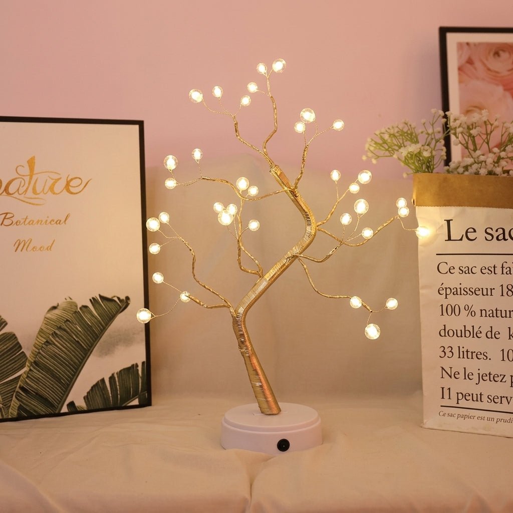 LED Bonsai Baum Lampe Dekoratives Design - Table Lamps - Perle - Voldeva