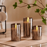 LED Kerzen Set mit realistisch flackerndem Flammeneffekt