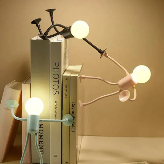 LED - Lampe - Helle, Ambiente - Beleuchtung aus Glas - Table Lamp - Voldeva