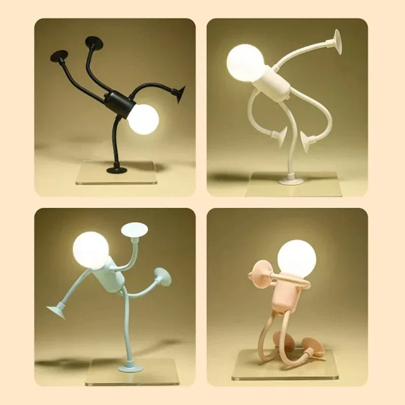 LED - Lampe - Helle, Ambiente - Beleuchtung aus Glas - Table Lamp - Voldeva