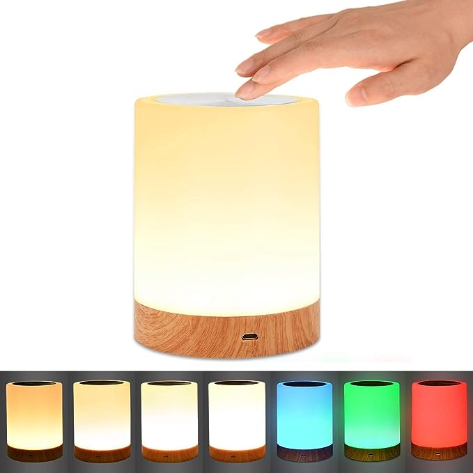 LED Nachtlicht Dimmbar Touch Aufladbar Schlafzimmer Lampe Energiesparend - Home & Decor Lighting Moonlamp - Voldeva