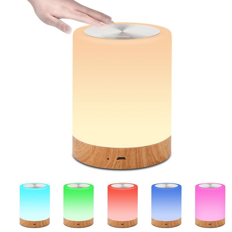 LED Nachtlicht Dimmbar Touch Aufladbar Schlafzimmer Lampe Energiesparend - Home & Decor Lighting Moonlamp - Voldeva
