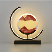 LED Sand Lampe mit Fernbedienung - Tischlampen - Rot - Voldeva