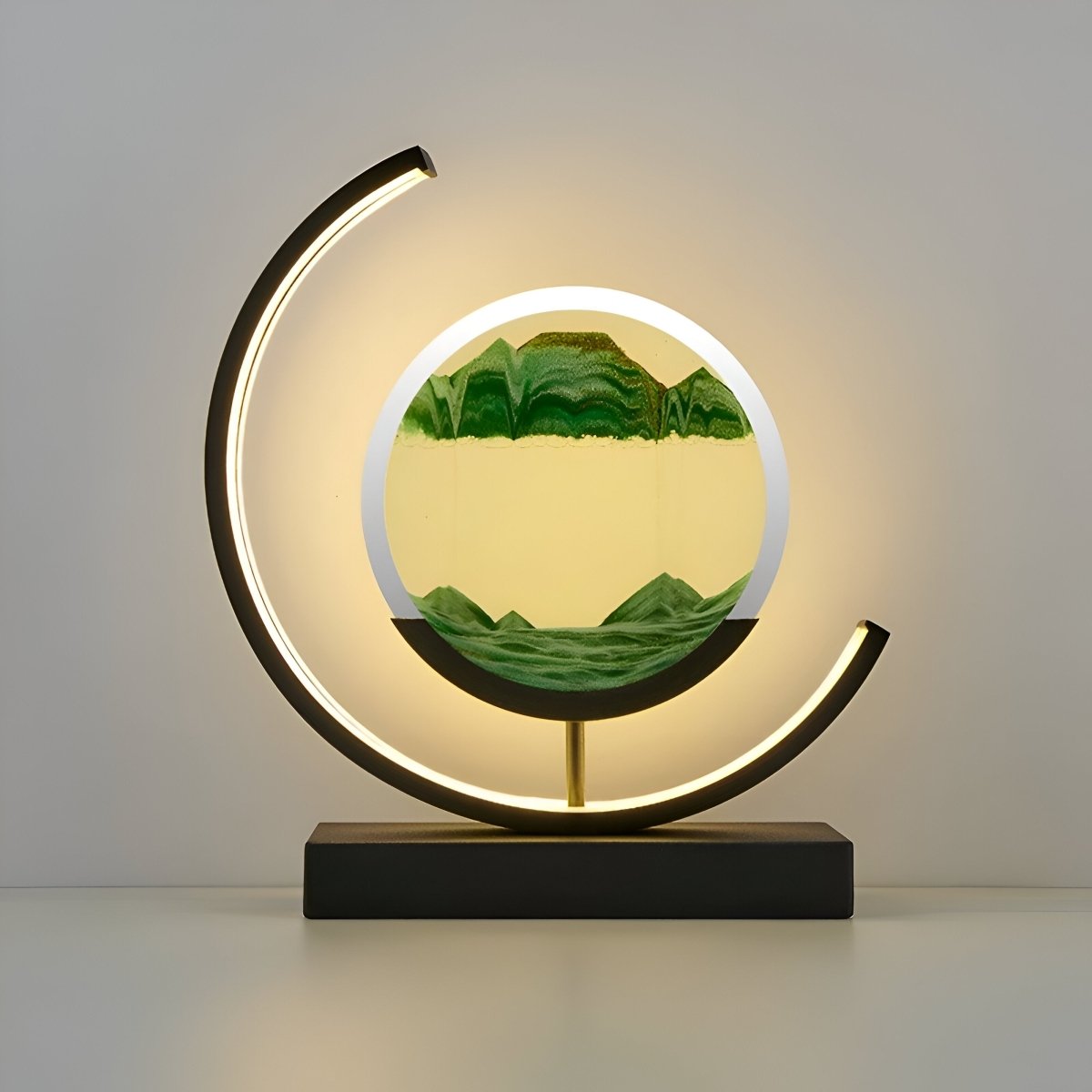 LED Sand Lampe mit Fernbedienung - Tischlampen - Grün - Voldeva