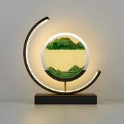 LED Sand Lampe mit Fernbedienung - Tischlampen - Grün - Voldeva