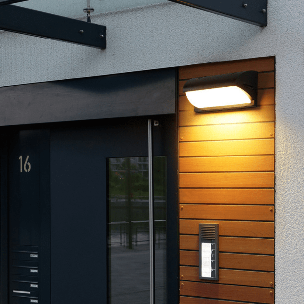 LED Wandleuchte Außen Mit Bewegungsmelder Für Garten Und Terrasse - Wandleuchten - Neutralweiß 4000K - Voldeva