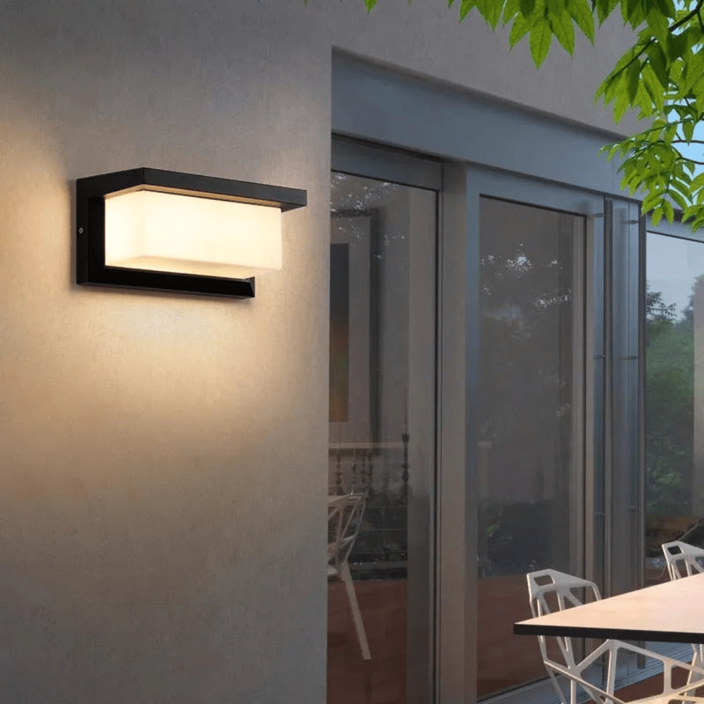 LED Wandleuchte Außen Mit Bewegungsmelder Für Garten Und Terrasse - Wandleuchten - Neutralweiß 4000K - Voldeva