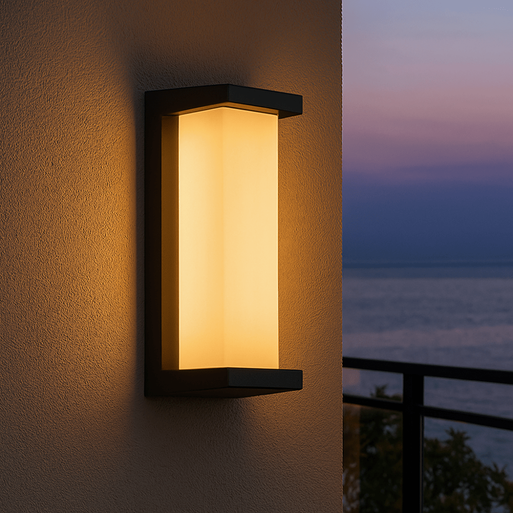 LED Wandleuchte Außen Mit Bewegungsmelder Für Garten Und Terrasse - Wandleuchten - Neutralweiß 4000K - Voldeva