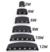 LED Wandleuchte Außen Und Innen Mit Minimalistischem Design - Wandleuchten - 6W | Weiß - Voldeva