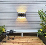 LED Wandleuchte Außen Und Innen Mit Minimalistischem Design - Wandleuchten - 6W | Weiß - Voldeva