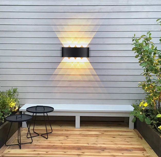 LED Wandleuchte Außen Und Innen Mit Minimalistischem Design - Wandleuchten - 6W | Weiß - Voldeva