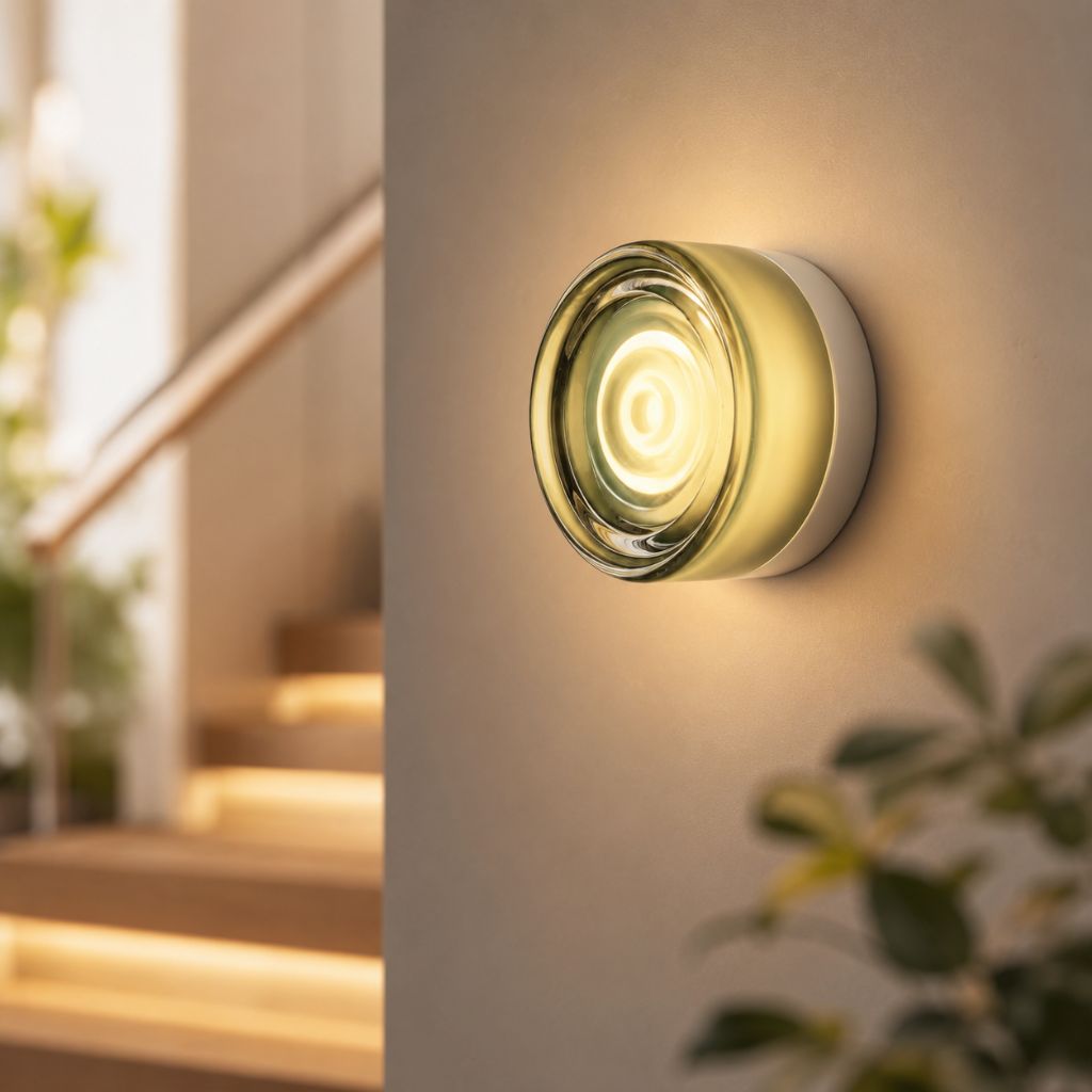 LED Wandleuchte mit Acrylschirm in Jelly-Optik - Wall Light Fixtures - Grün - Voldeva