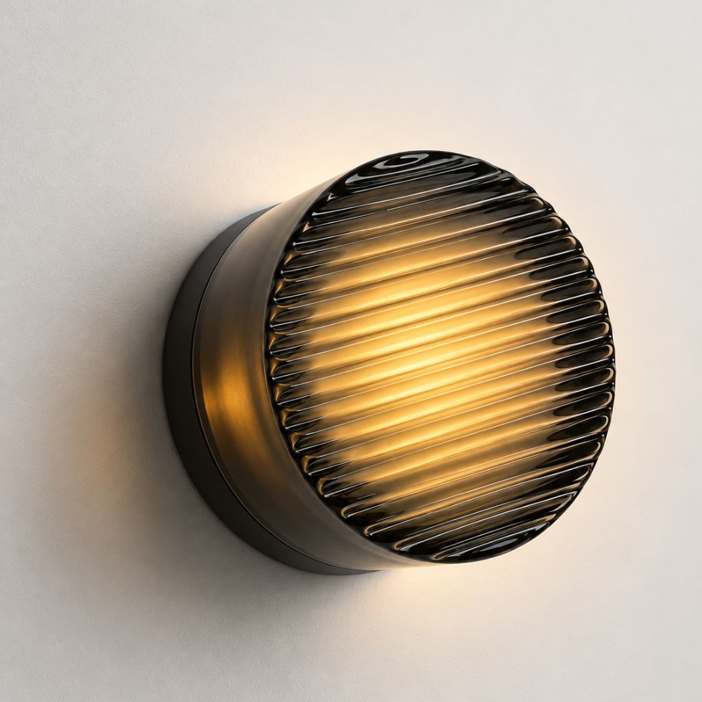 LED Wandleuchte mit Acrylschirm in Jelly-Optik - Wall Light Fixtures - Grau - Voldeva