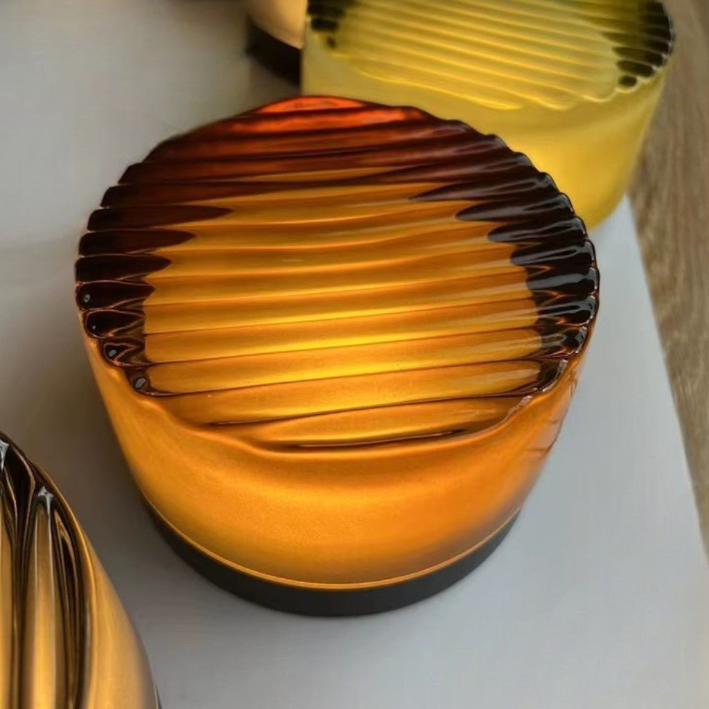 LED Wandleuchte mit Acrylschirm in Jelly-Optik - Wall Light Fixtures - Braun - Voldeva