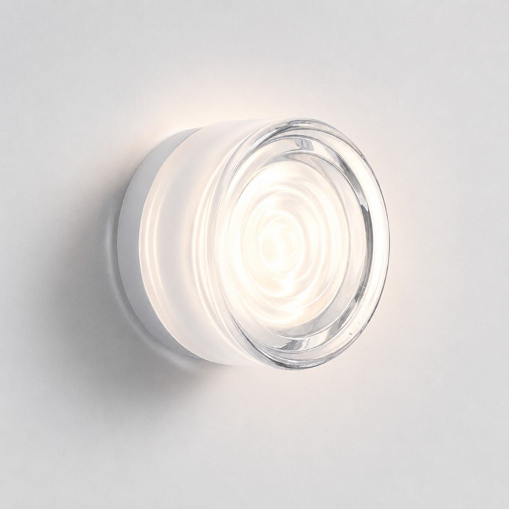 LED Wandleuchte mit Acrylschirm in Jelly-Optik - Wall Light Fixtures - Klar - Voldeva