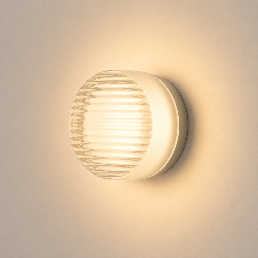 LED Wandleuchte mit Acrylschirm in Jelly-Optik - Wall Light Fixtures - Klar - Voldeva