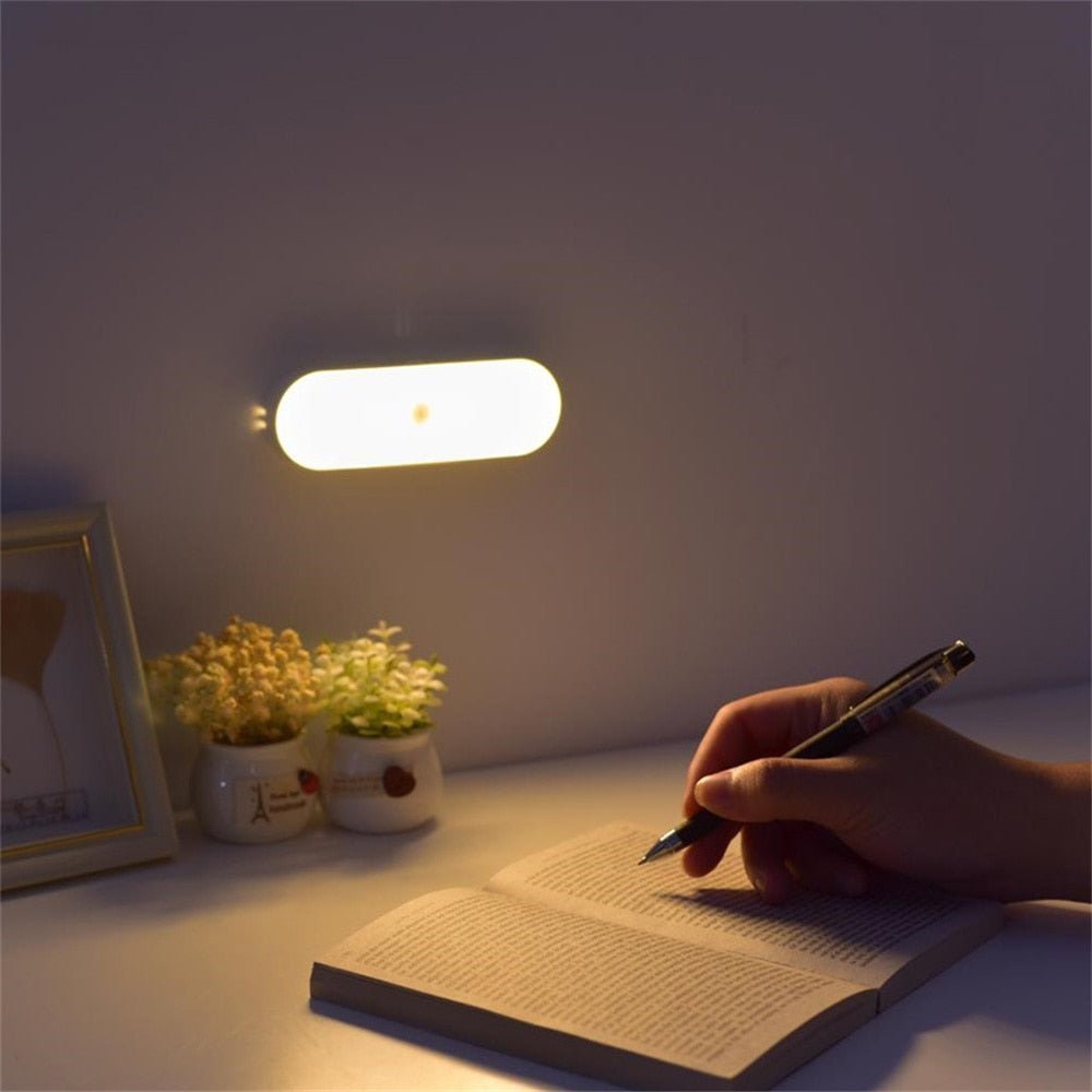 LED Wandleuchte mit Bewegungsmelder Wiederaufladbar Energiesparend Innen Außen - Appliques murales - Voldeva