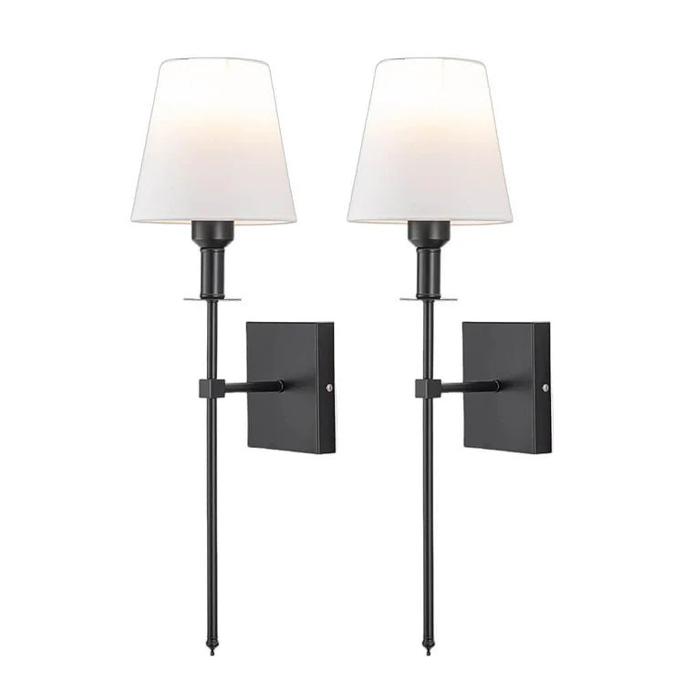 LED Wandleuchte Wiederaufladbar Kabellos Innen Modern 2er - Set Wohnzimmer - Wall lamp - Voldeva