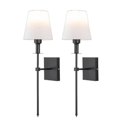 LED Wandleuchte Wiederaufladbar Kabellos Innen Modern 2er - Set Wohnzimmer - Wall lamp - Voldeva