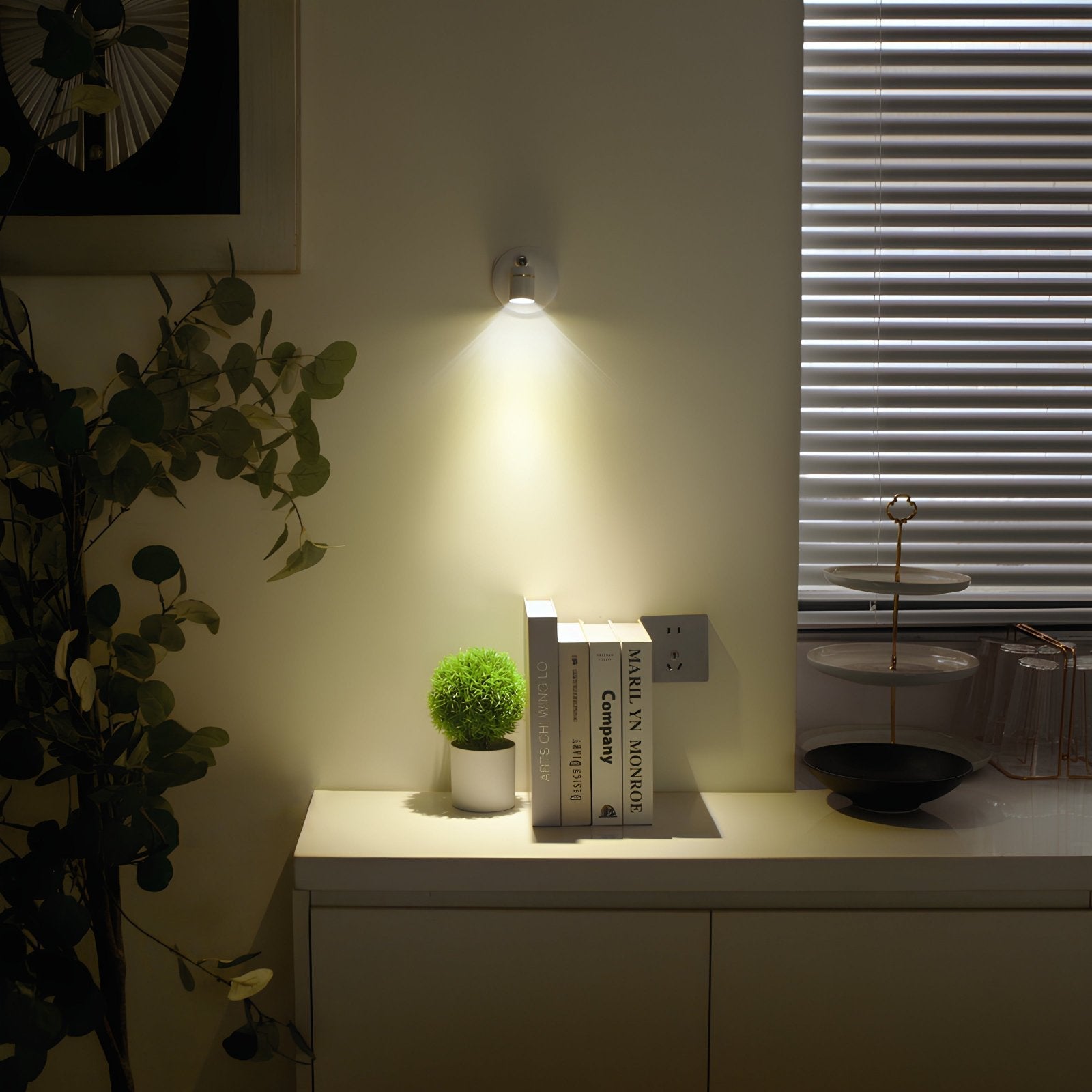 LED - Wandstrahler mit verstellbarem Kopf - Wandleuchte - Ohne Fernbedienung - Voldeva
