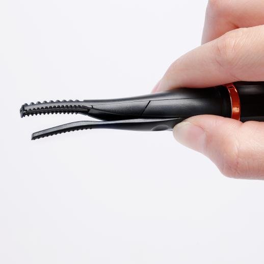 Lia - Beheizte Wimpernzange kompakt aus Edelstahl - heated eyelash curler - Voldeva
