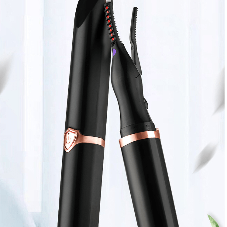 Lia - Beheizte Wimpernzange kompakt aus Edelstahl - heated eyelash curler - Voldeva