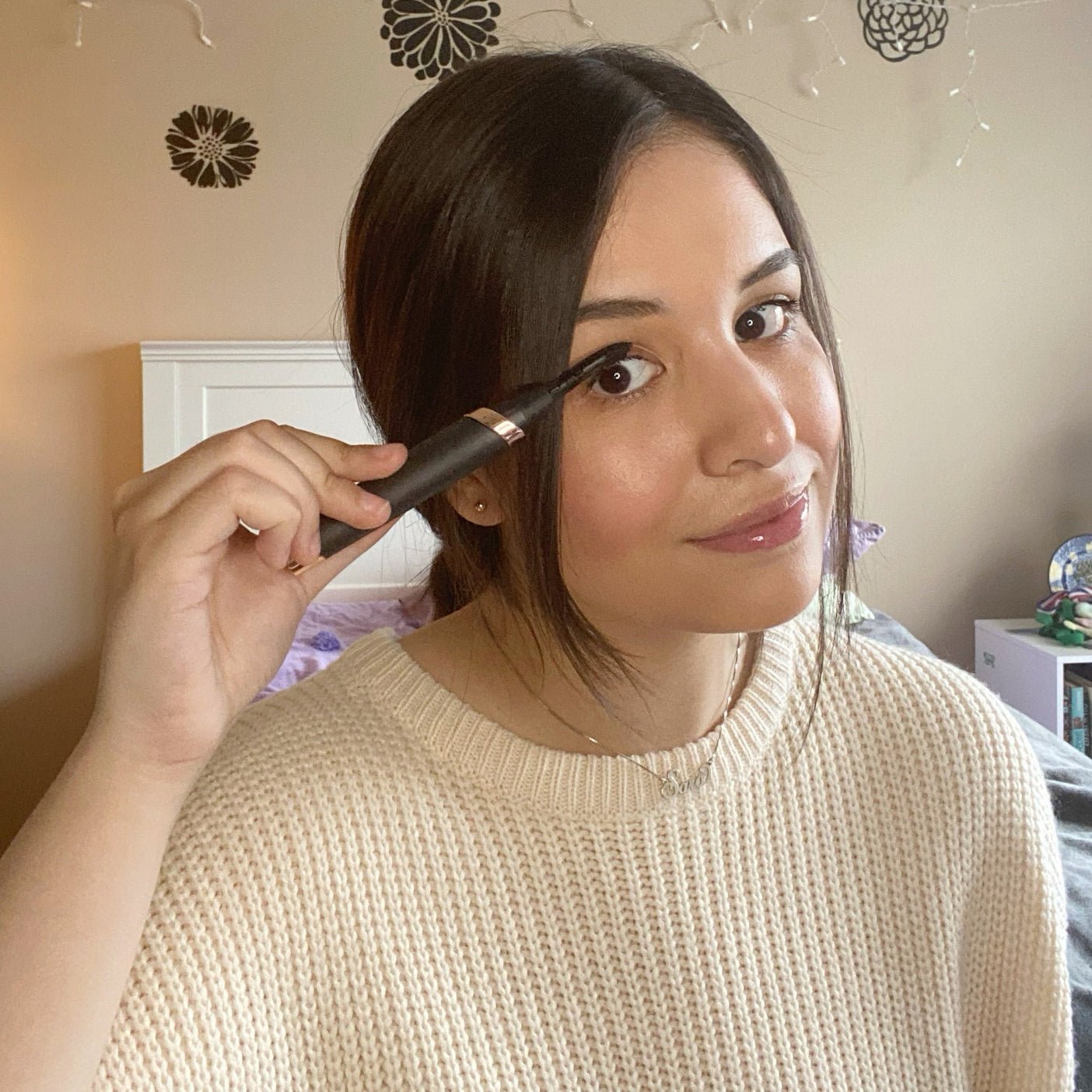 Lia - Beheizte Wimpernzange kompakt aus Edelstahl - heated eyelash curler - Voldeva