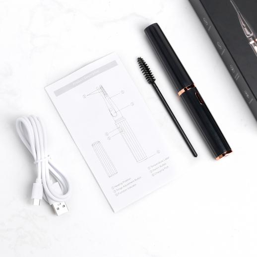 Lia - Beheizte Wimpernzange kompakt aus Edelstahl - heated eyelash curler - Voldeva