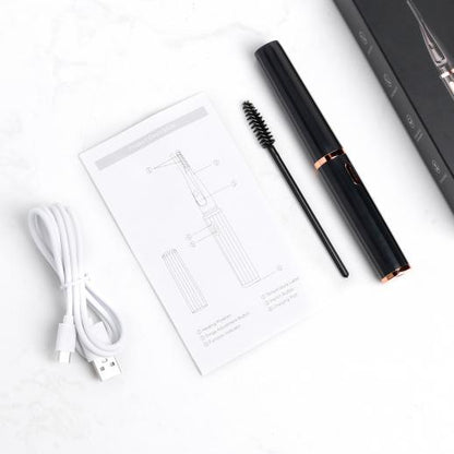 Lia - Beheizte Wimpernzange kompakt aus Edelstahl - heated eyelash curler - Voldeva