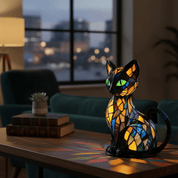 Lumikat – Handgemachte LED Katzenlampe für Gemütlichkeit & Geschenke - Tischlampen - Lumikat - Voldeva